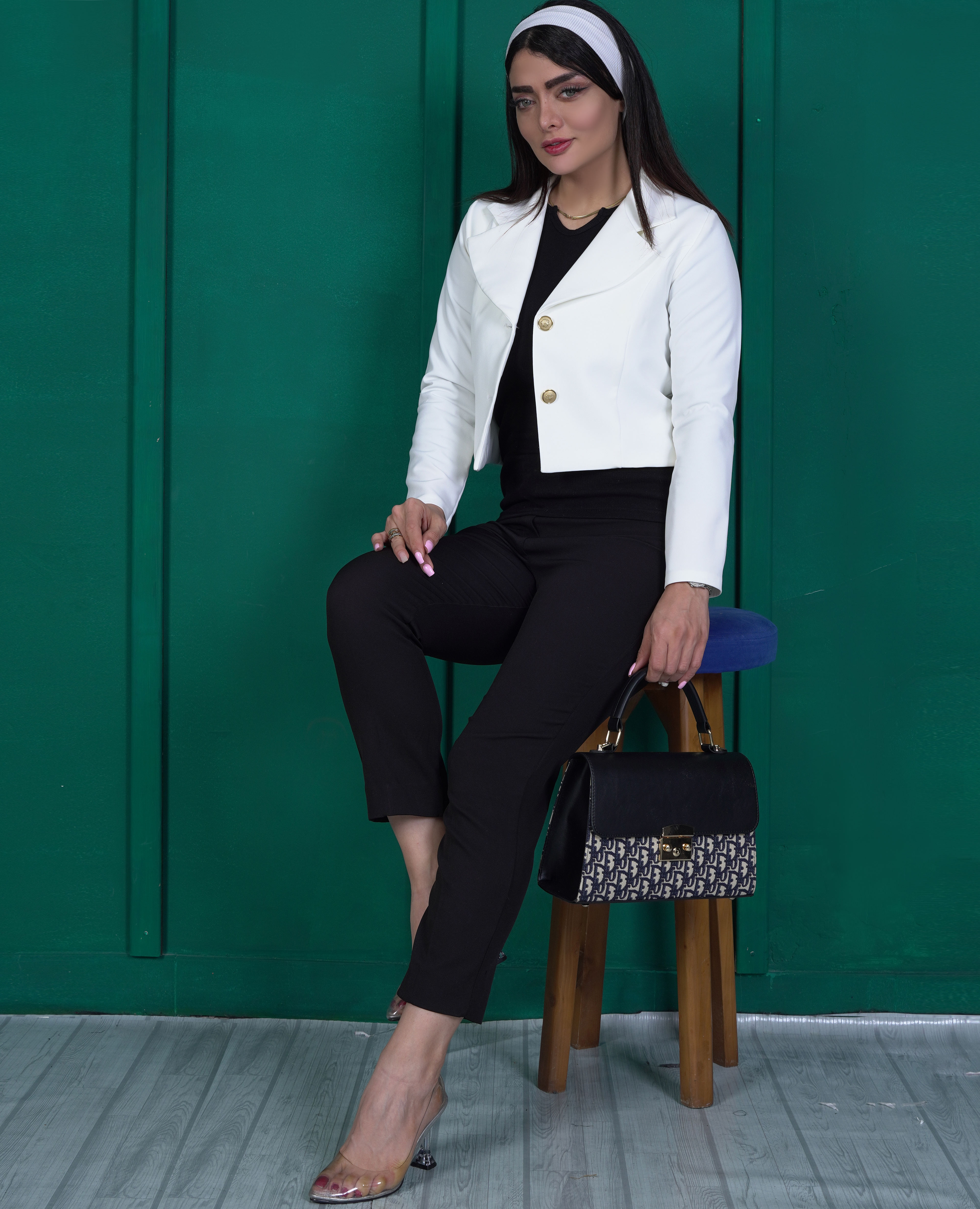 کیف زنانه مدل روشا z105 مجلسی و باکیفیت طرح گوچی Gucci شیک با یراق آلات رنگ ثابت طلایی زنانه شیک