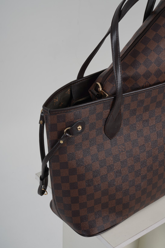 کیف مدل نورفول طرح لویی ویتون Louis Vuitton شیک و باکیفیت زنانه قهوه ای جادار با آستر سوییت ترک اعلا