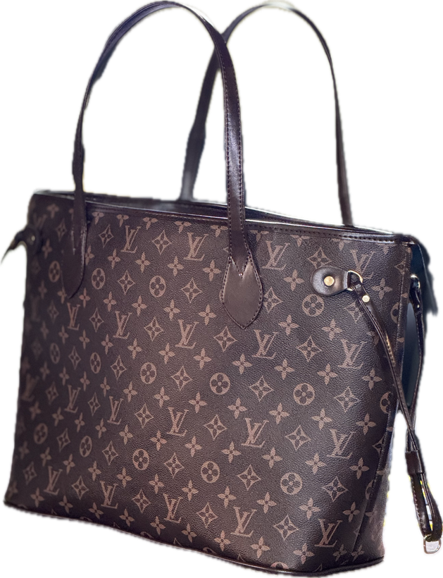 کیف مدل نورفول طرح لویی ویتون Louis Vuitton شیک و باکیفیت زنانه قهوه ای نمای داخلی