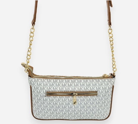 کیف دخترانه مدل لاوین طرح مایکل کورس چرم سفید Michael Kors