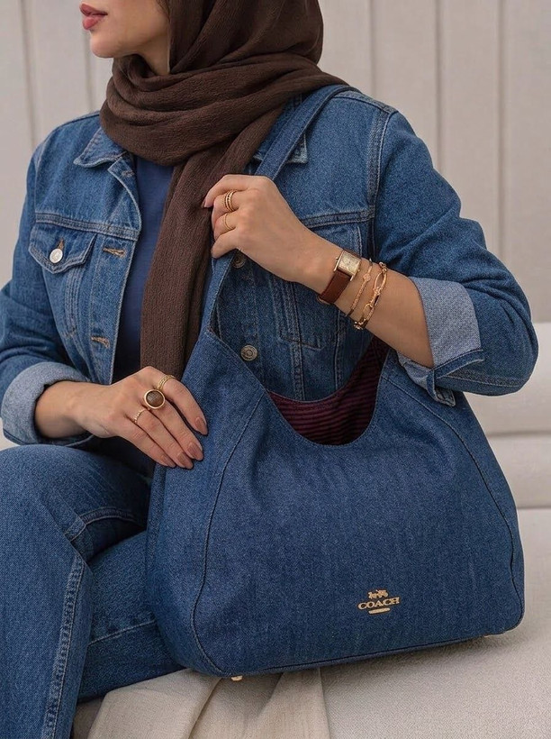 کیف دوشی دخترانه طرح کوچ جین کد ۱۰۷